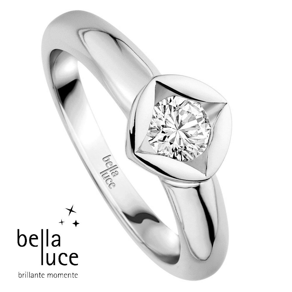 bellaluce Solitaire Ring Weißgold 585/- 0,50ct / EH000685
