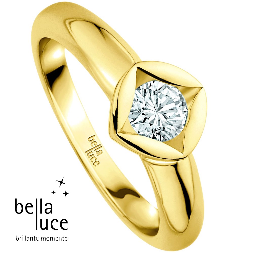 bellaluce Solitaire Ring Gelbgold 585/- 1,00ct / EH000686