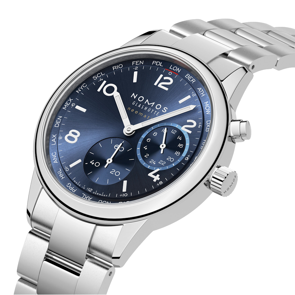 NOMOS - Club Sport neomatik Weltzeit blau - Ref. 790