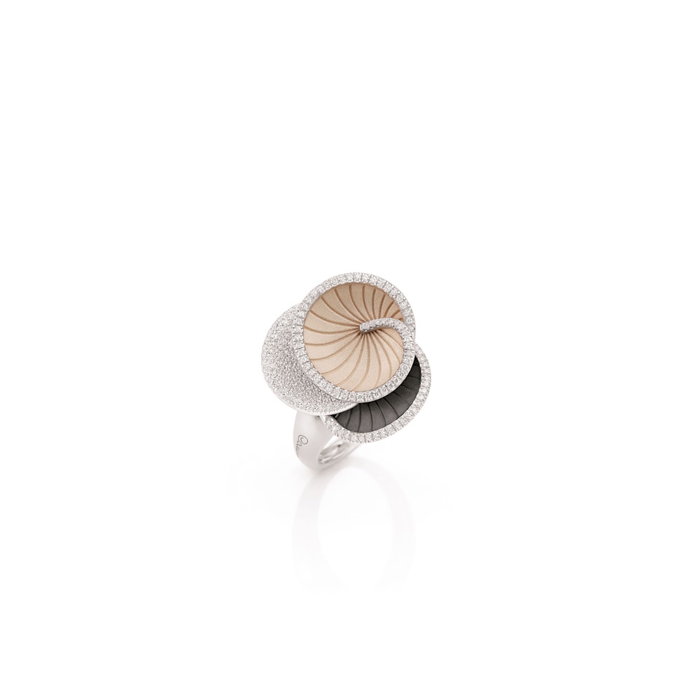 Annamaria Cammilli Vision Hypnose Ring - GAN3789GALT - Tricolour Gold 750/-