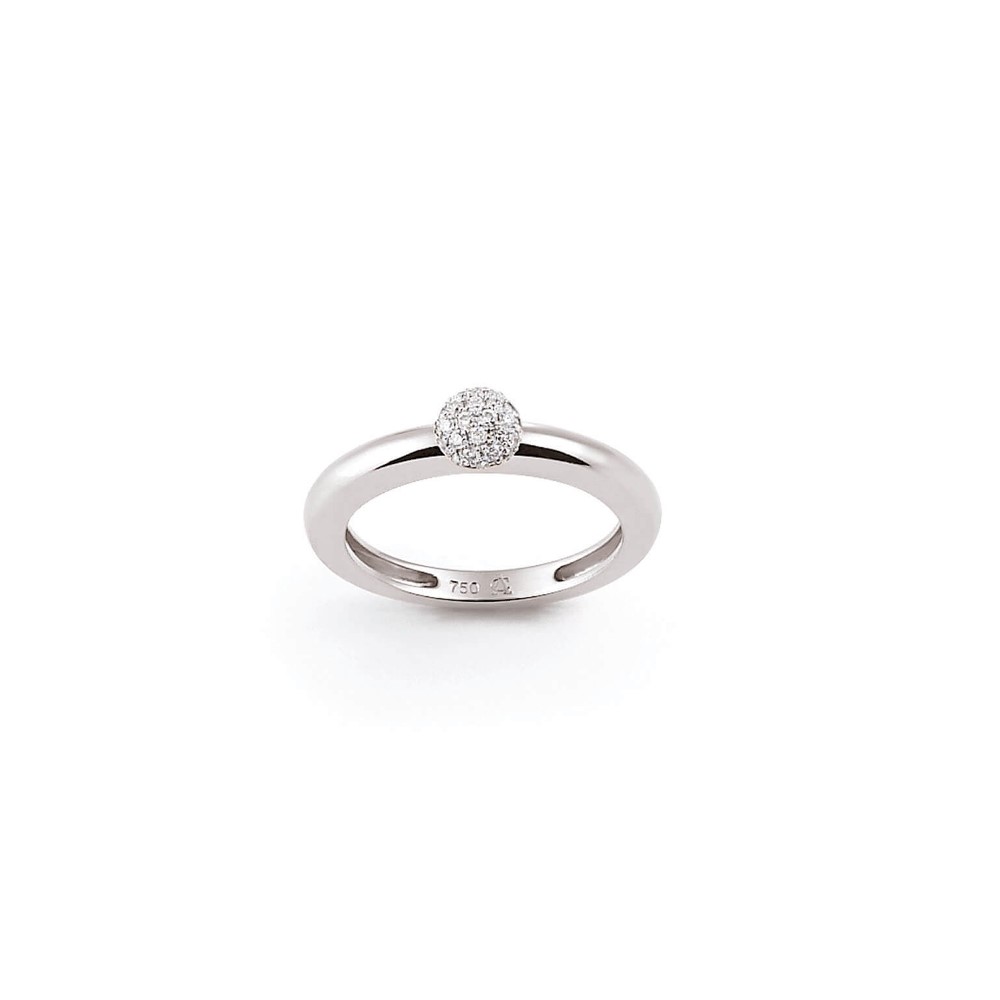 Al Coro Amici Ring - R7342W - Weißgold 750/-