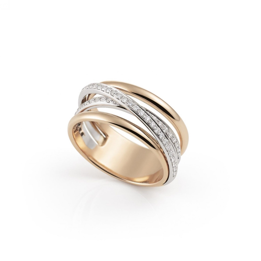 Al Coro Serenata Ring - R7652WR - Rotgold 750/-