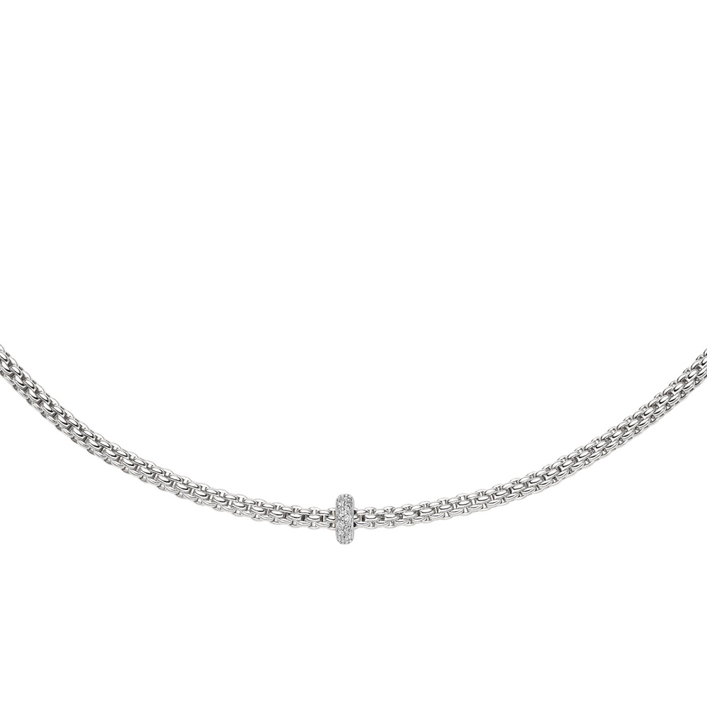 Fope Collier - PRIMA Collection - 74508CX_BB_B_XBX 45cm - Weissgold 750/-