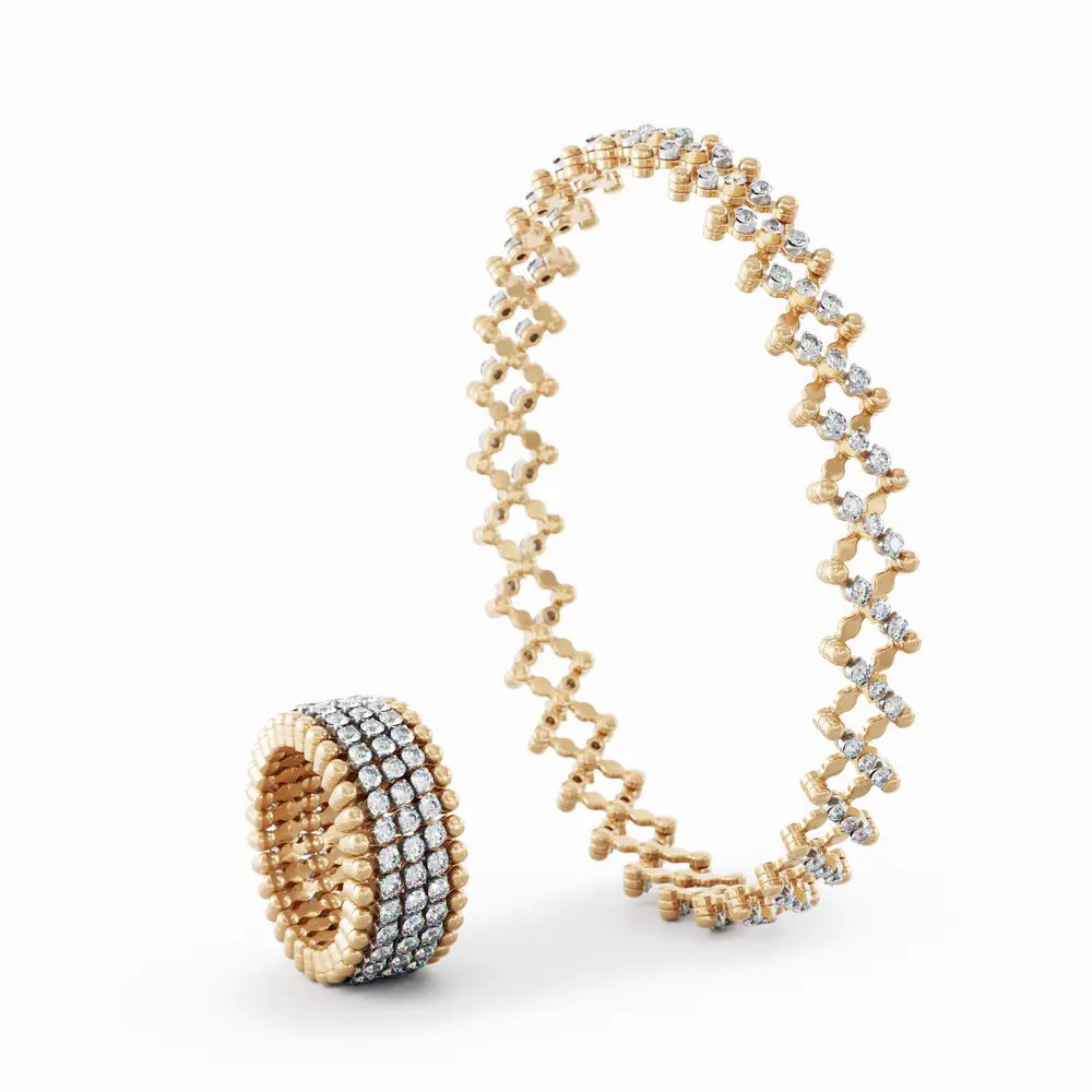 Serafino Consoli Serafino Multi-Size Ring und Armreif S.RB 5M2 RWG WD