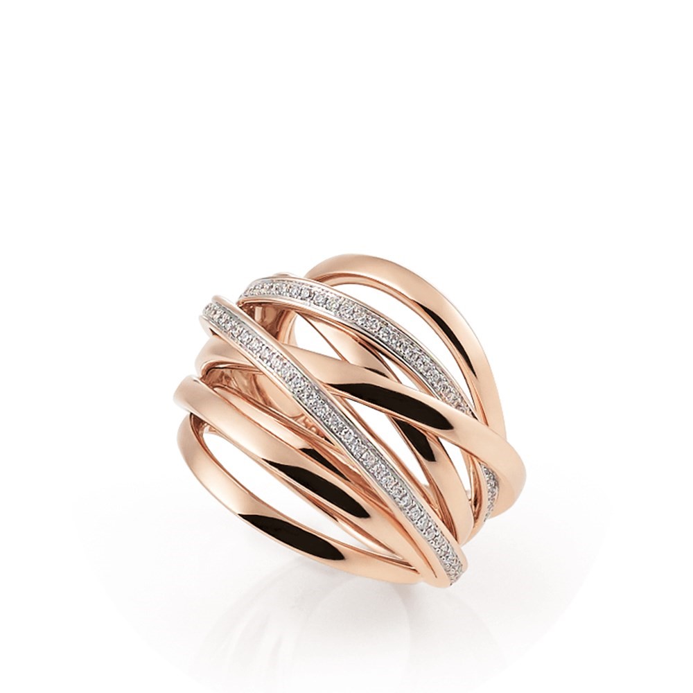 Al Coro Serenata Ring - NR954R - Roségold 750/-