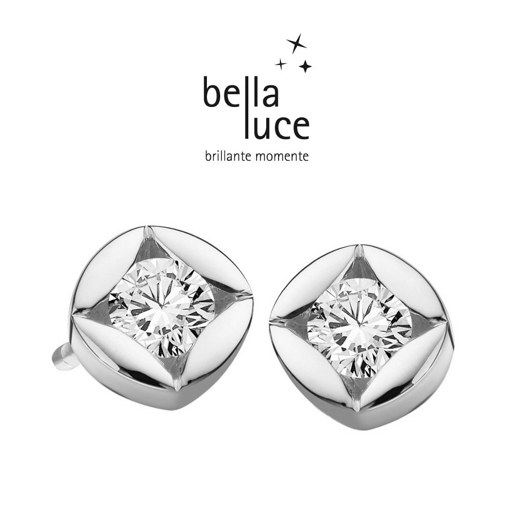 bellaluce Solitaire Ohrstecker Weißgold 585/- 0,25ct / EH000725