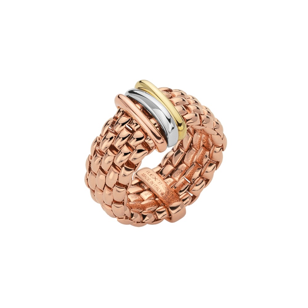 Fope Flex'it Ring - PANORAMA Collection - AN587 - Rotgold 750/- Weite M