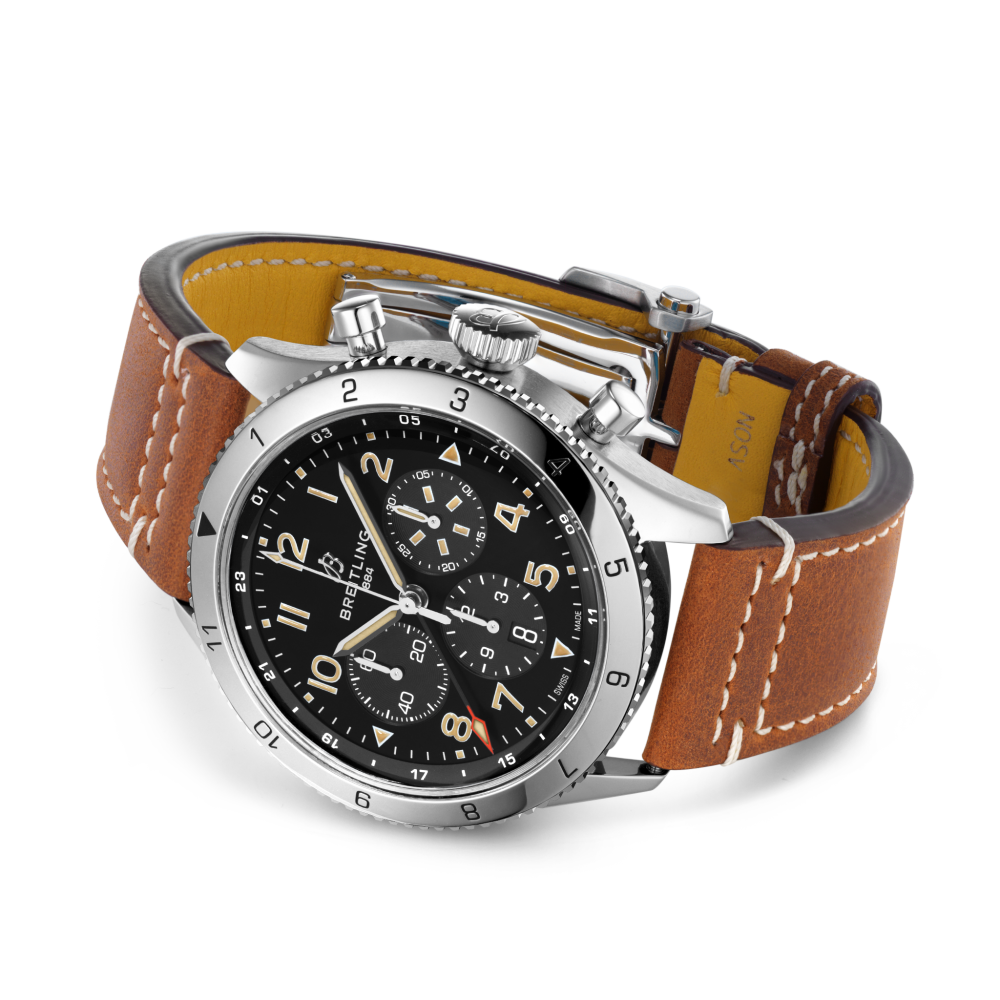 Breitling Super AVI B04 Chronograph GMT 46 P-51 Mustang / AB04453A1B1X1 