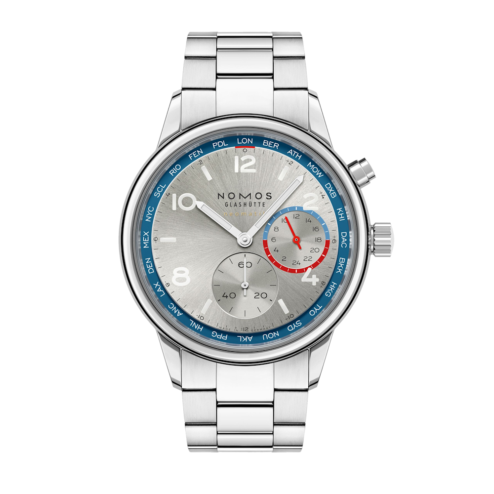 NOMOS - Club Sport neomatik Weltzeit silber - Ref. 791