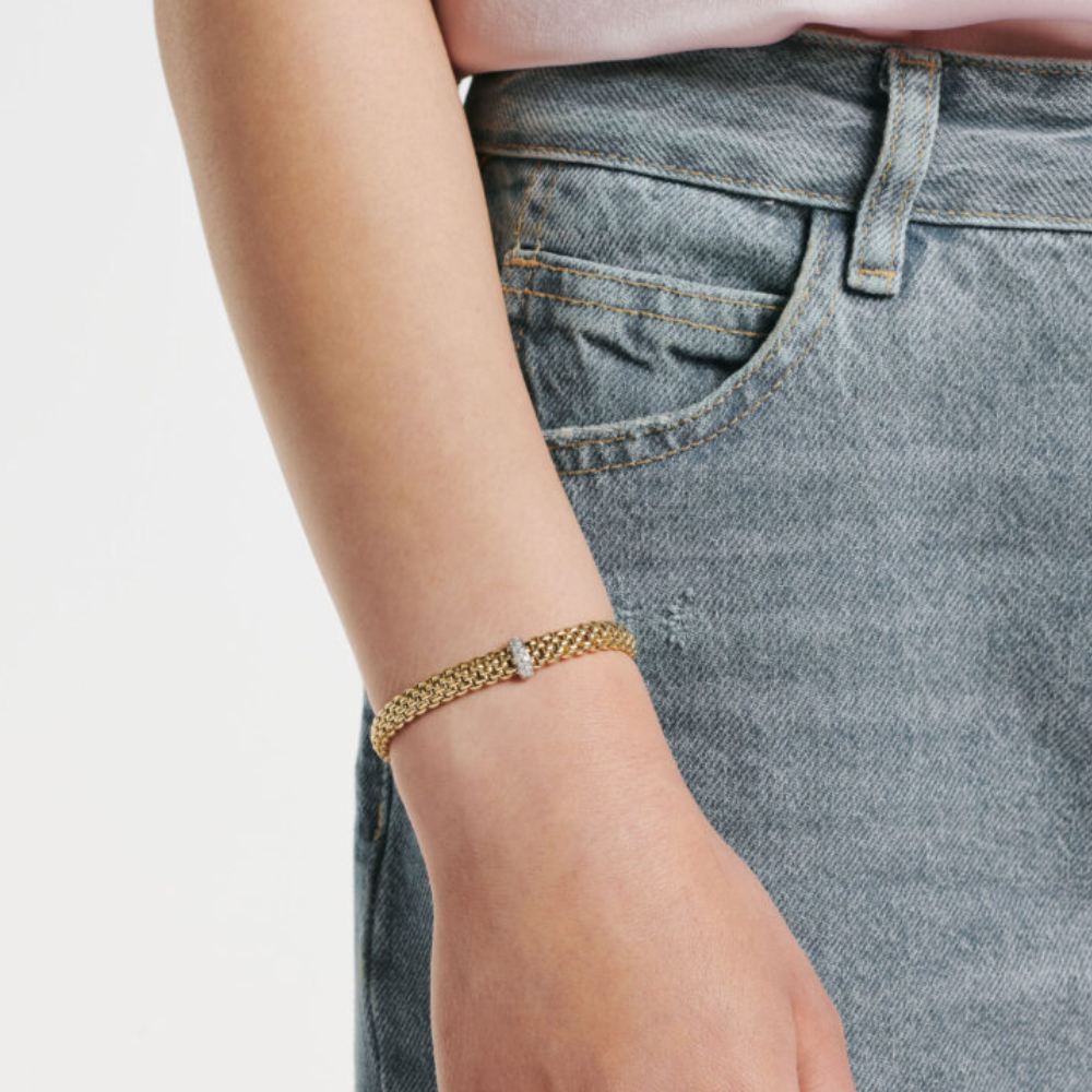 Fope Flex'it Armband - VENDÔME - 56002BX_BB_G_XBX_00M - Gelbgold 750/-