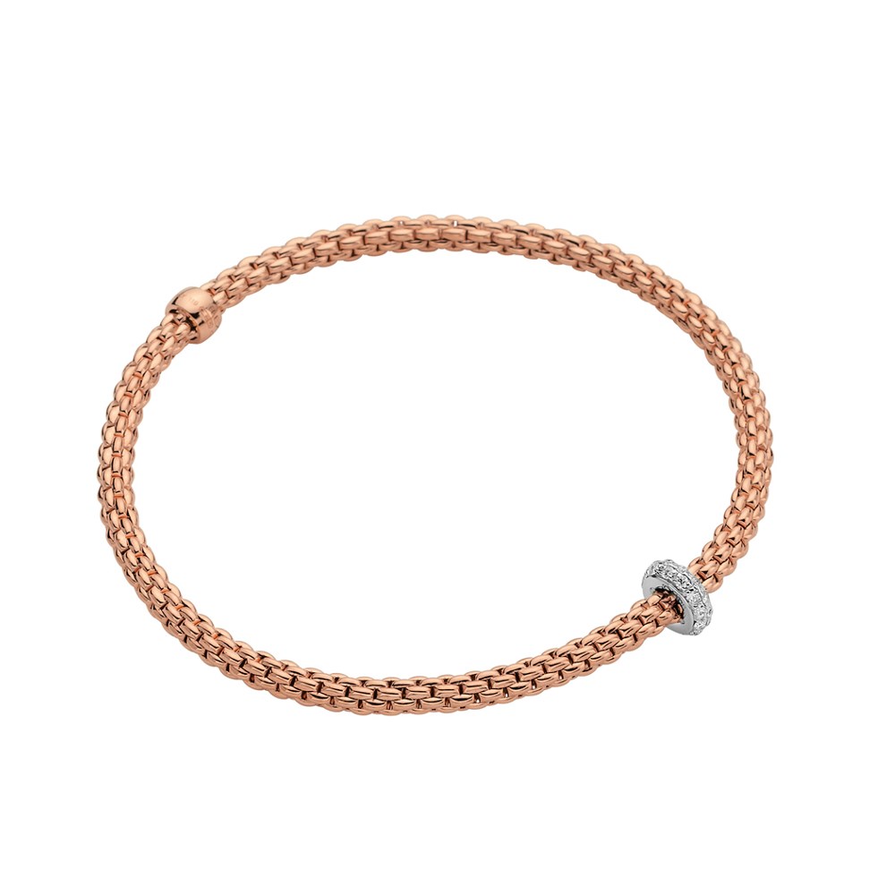 Fope Flex'it Armband - PRIMA Collection - Roségold 750/- 745B BBR BR- Länge M